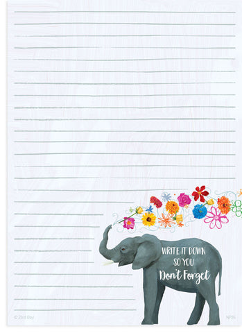 Elephant Notepad