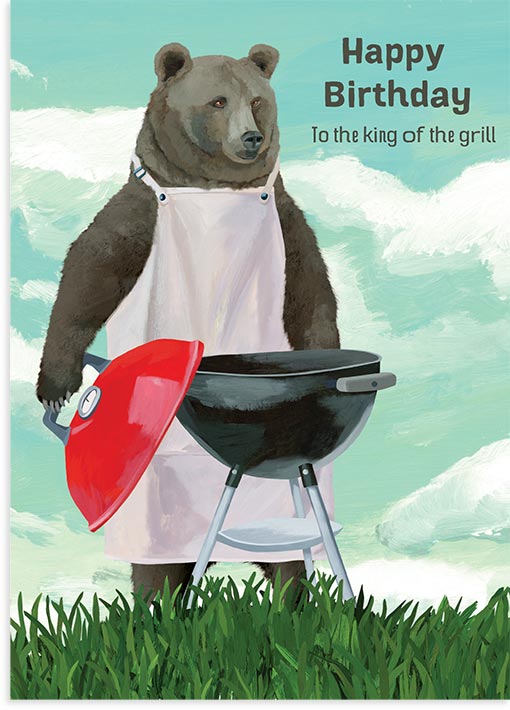 Grillin Grizz Birthday