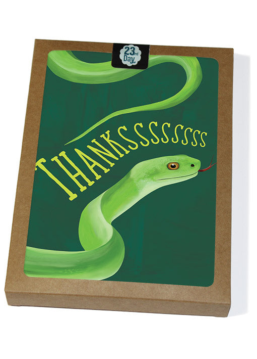 Snake Boxed Thank You Cards
