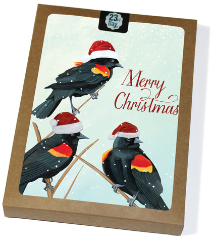 Red Wing Blackbirds Boxed Holiday Cards