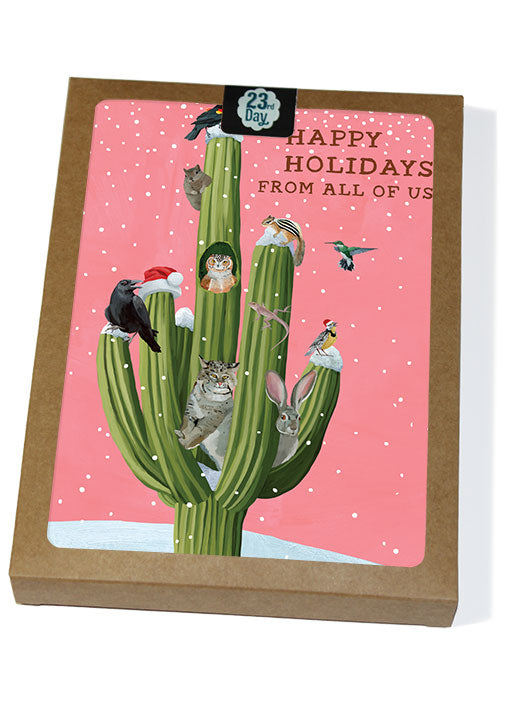 Cactus Christmas Boxed Cards
