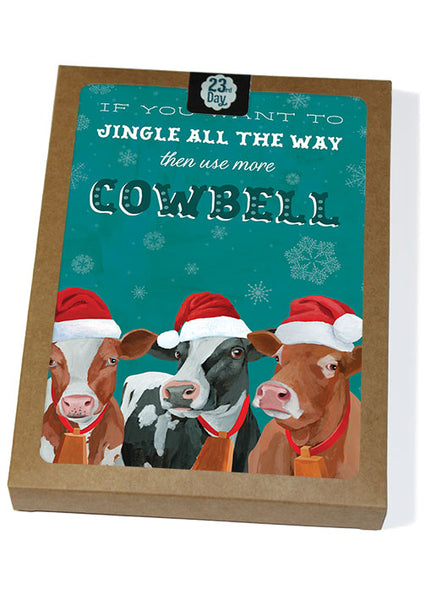 Cowbell Christmas Boxed Cards