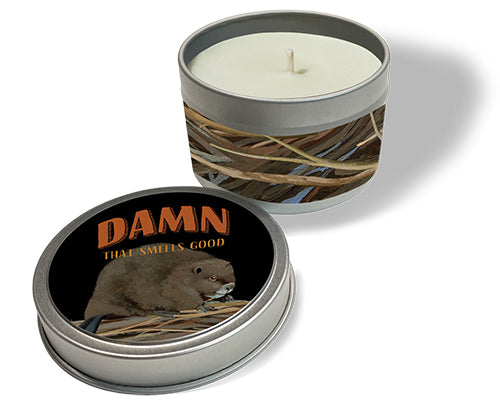 Beaver Snarky Candle