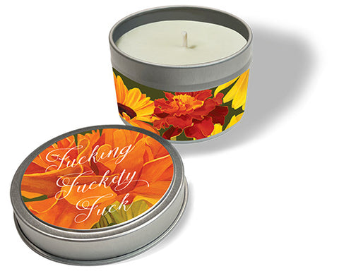 Fing Marigolds Snarky Candle