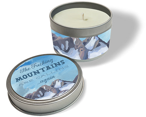 Mountains Snarky Candle