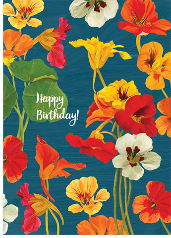 Birthday Nasturtiums