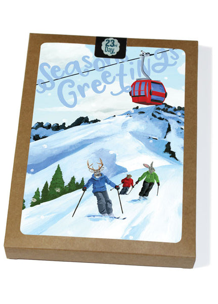 Ski Holiday Boxed Cards