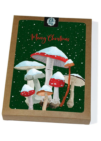 Mushroom Christmas Boxed Holiday Cards