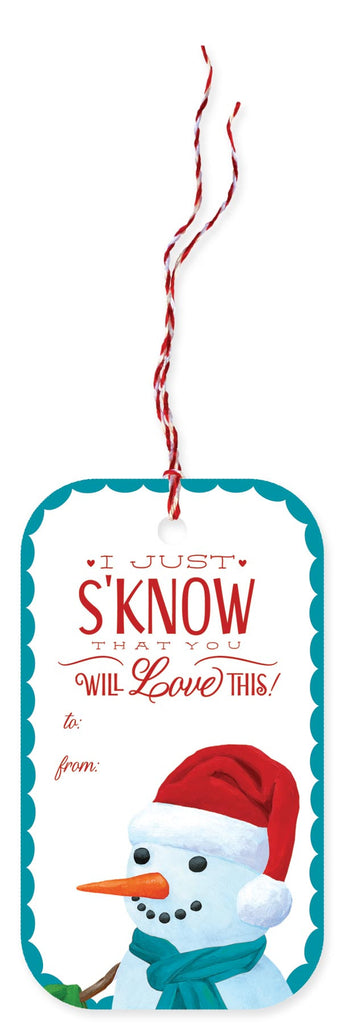 Snowman  Holiday Gift Tags