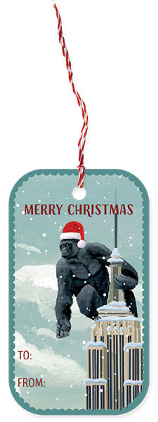 King Kong Christmas Gift Tags