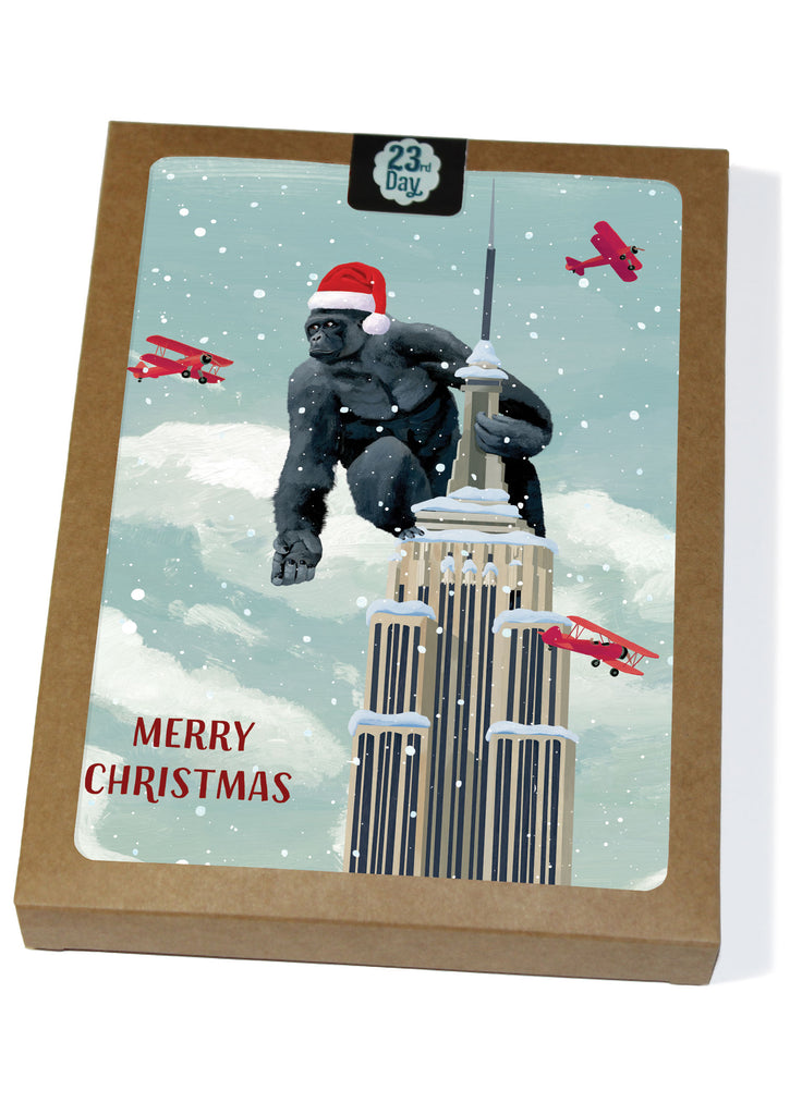 King Kong Christmas Boxed Holiday Cards