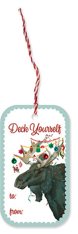 Moose Gift Tag