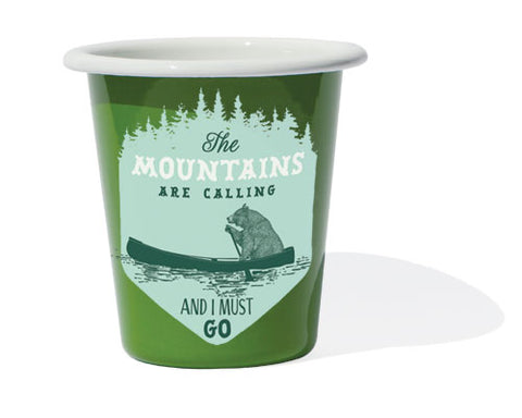 Paddle Bear Enamel Tumbler