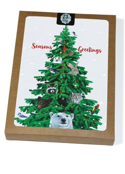 Critter Tree Boxed Cards