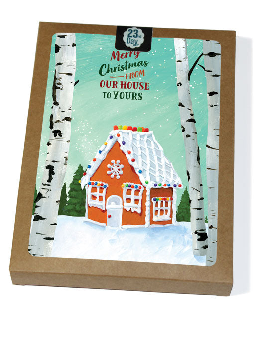 Gingerbread House Boxed Cards