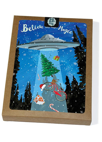 Christmas UFO Boxed Cards