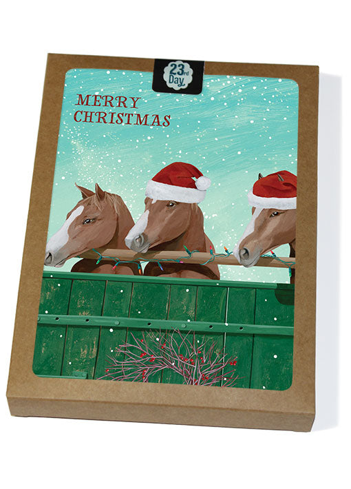 Horses Boxed Holiday Cards