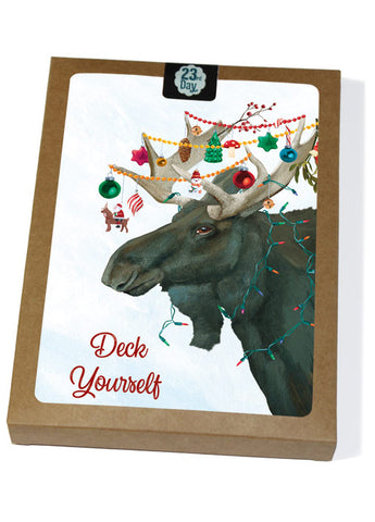 Moose Boxed Holiday Cards